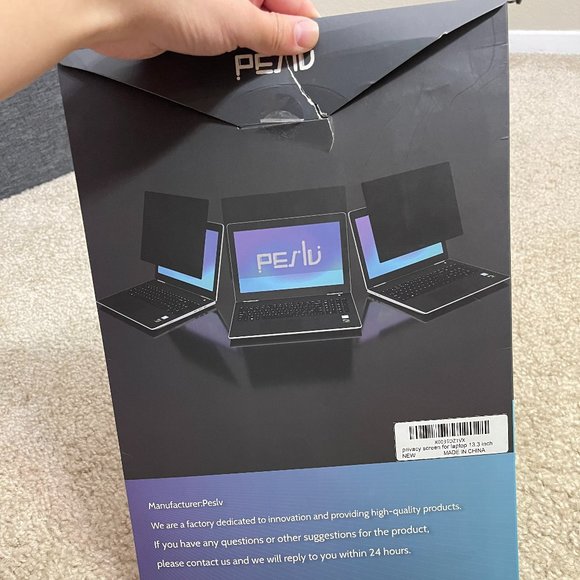 PESLV 13.3 Inch Laptop Privacy Screen Compatible with Lenovo Hp Dell Acer Asus - Picture 2 of 2